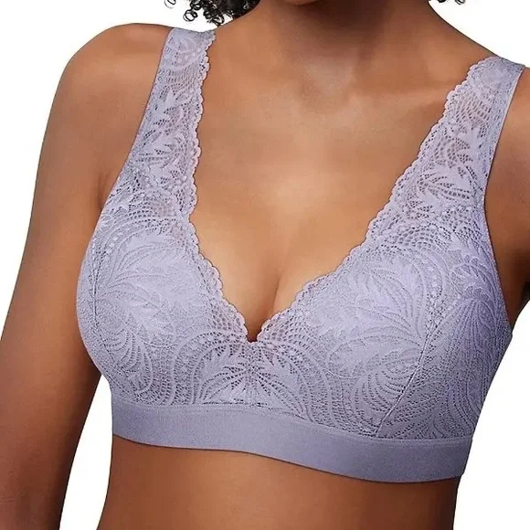 New Wonderbra x 2 blue and purple unwired thin padded - Picture 9 of 11